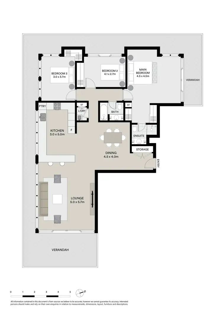 Floorplan of Homely apartment listing, 1004/121 Ocean Parade, Coffs Harbour NSW 2450