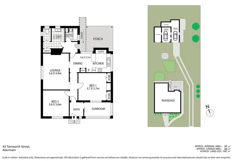 Floorplan of Homely house listing, 43 Tamworth Street, Abermain NSW 2326