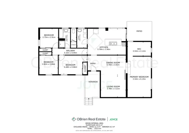 Floorplan of Homely house listing, 1 Fulton Court, Wangaratta VIC 3677
