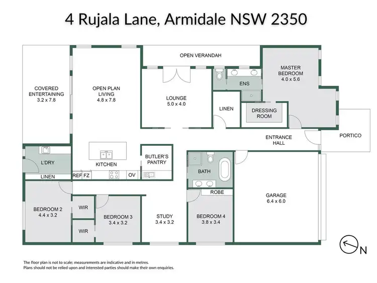Floorplan of Homely house listing, 4 Rujala Lane, Armidale NSW 2350
