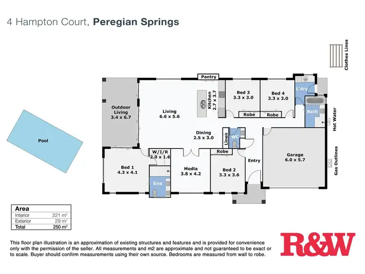 Floorplan of Homely house listing, 4 Hampton Court, Peregian Springs QLD 4573