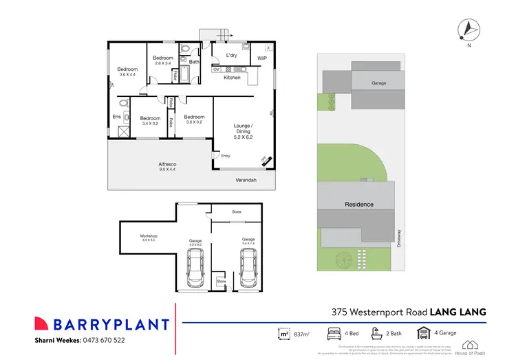Floorplan of Homely house listing, 375 Westernport Road, Lang Lang VIC 3984