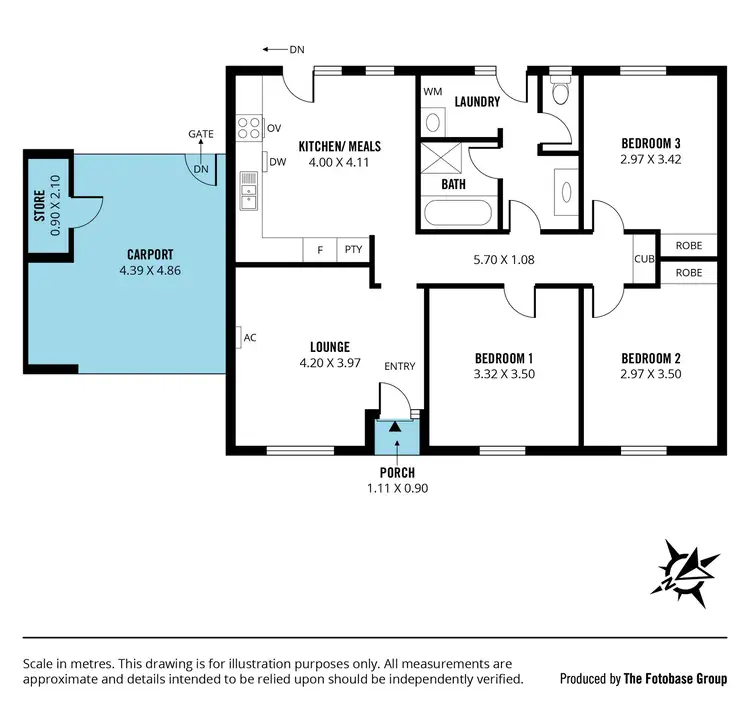 Floorplan of Homely house listing, 14 Corinth Road, Hackham West SA 5163