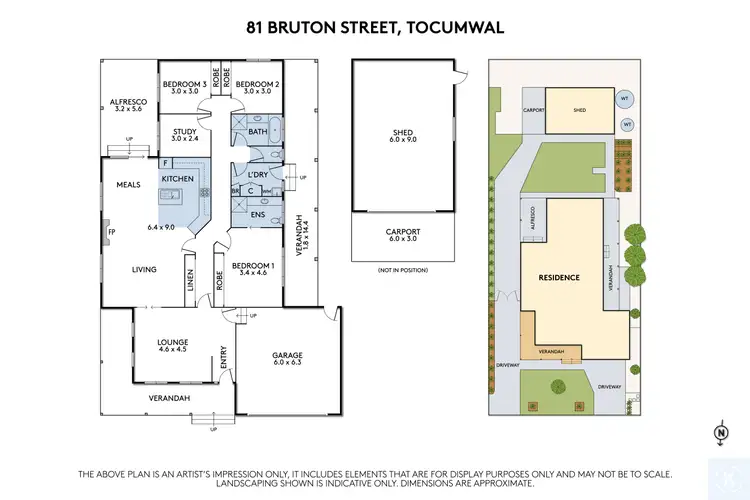 Floorplan of Homely house listing, 81 Bruton Street, Tocumwal NSW 2714