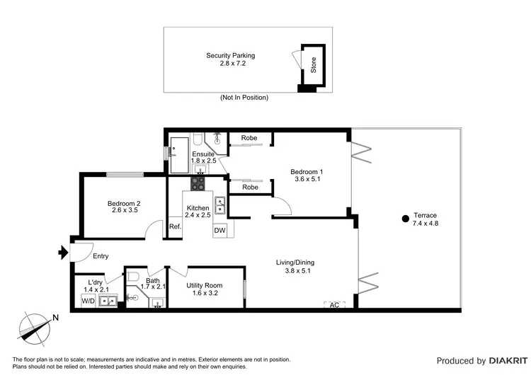 Floorplan of Homely unit listing, 28/11-13 Oaks Avenue, Dee Why NSW 2099