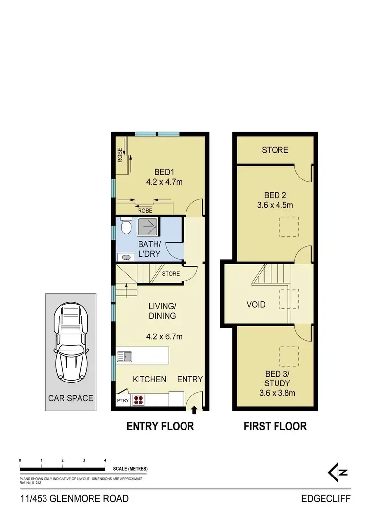 Floorplan of Homely apartment listing, 11/453 Glenmore Road, Edgecliff NSW 2027