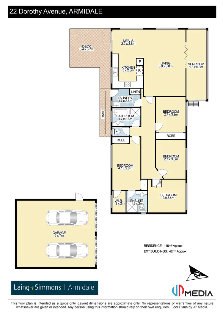 Floorplan of Homely house listing, 22 Dorothy Avenue, Armidale NSW 2350