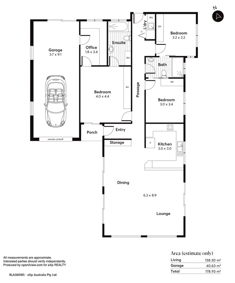 Floorplan of Homely house listing, 2 Kay Drive, North Beach SA 5556