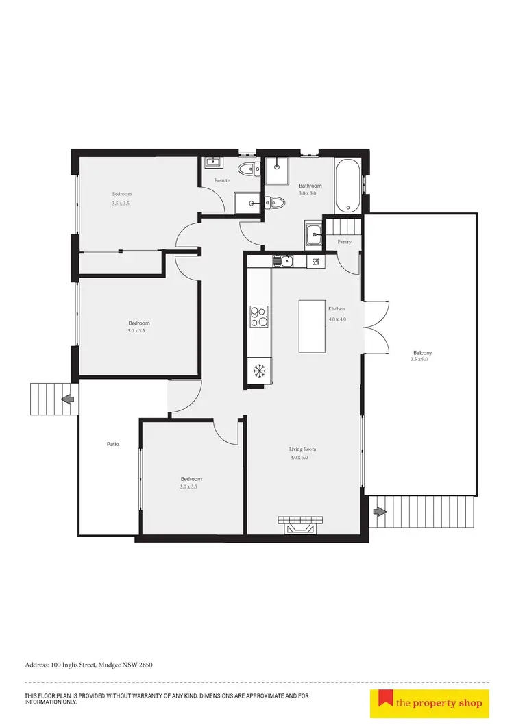Floorplan of Homely house listing, 100 Inglis Street, Mudgee NSW 2850