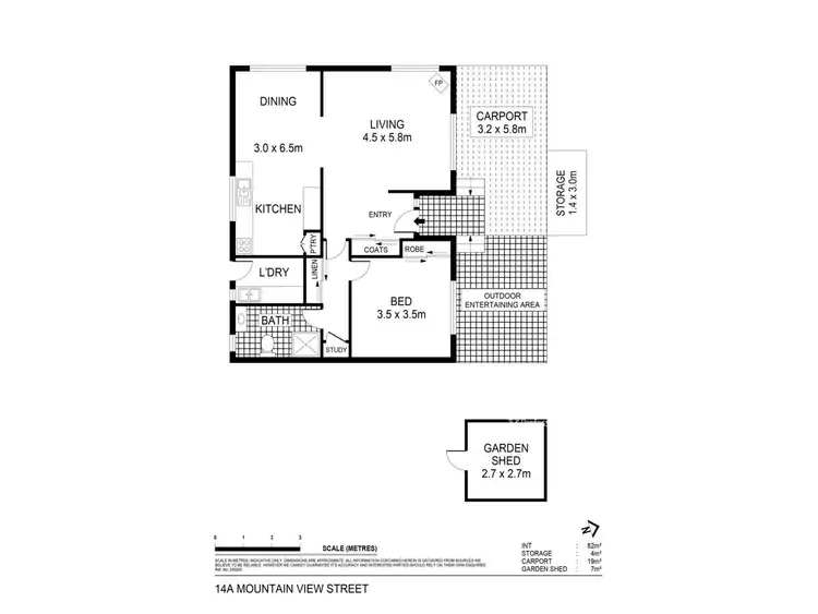 Floorplan of Homely house listing, 14A Mountain View Street, Avoca VIC 3467