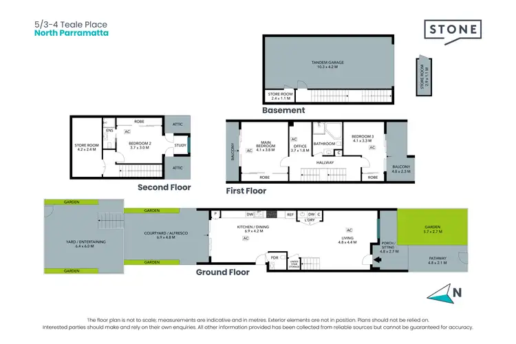 Floorplan of Homely townhouse listing, 5/3-4 Teale Place, North Parramatta NSW 2151