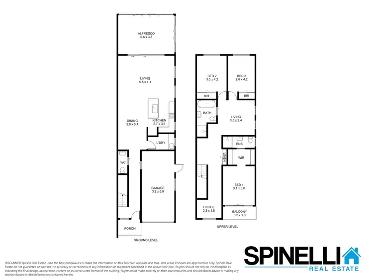 Floorplan of Homely townhouse listing, 14 Moore Street, Oak Flats NSW 2529