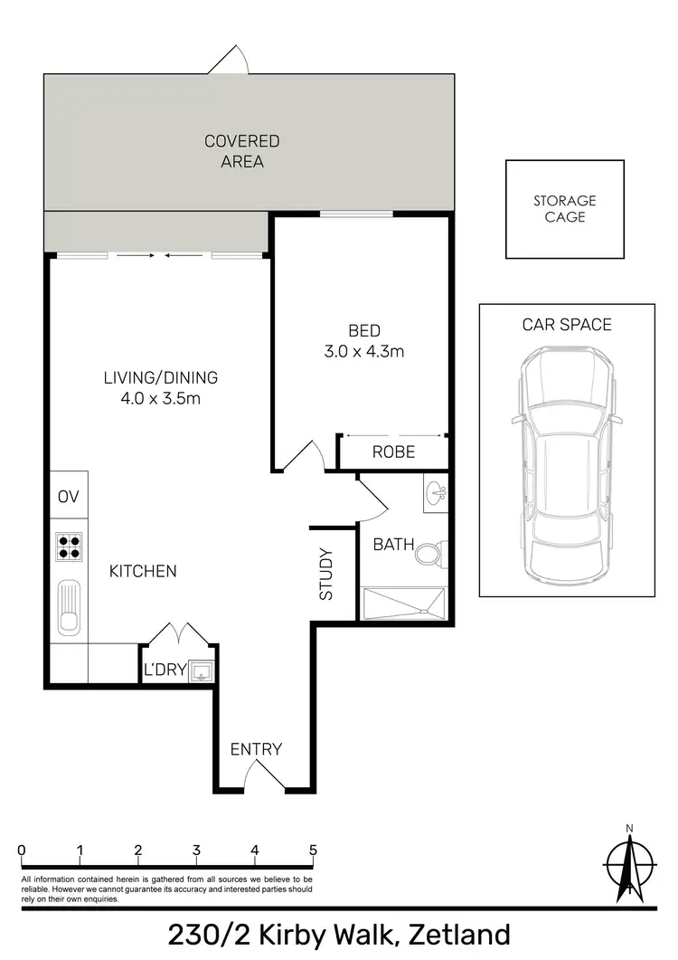 Floorplan of Homely apartment listing, 230/2 Kirby Walk, Zetland NSW 2017