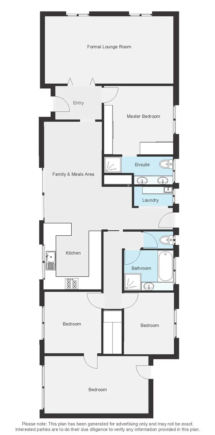 Floorplan of Homely house listing, 1446 Burrows Road, Lavington NSW 2641