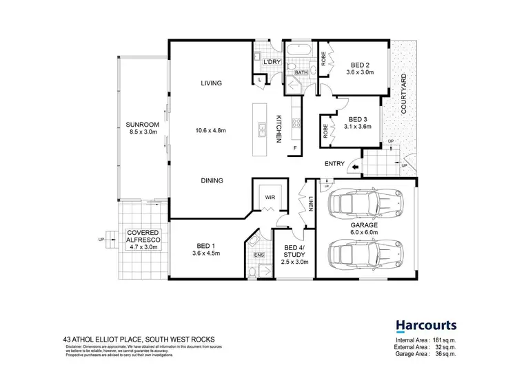 Floorplan of Homely house listing, 43 Athol Elliott Place, South West Rocks NSW 2431