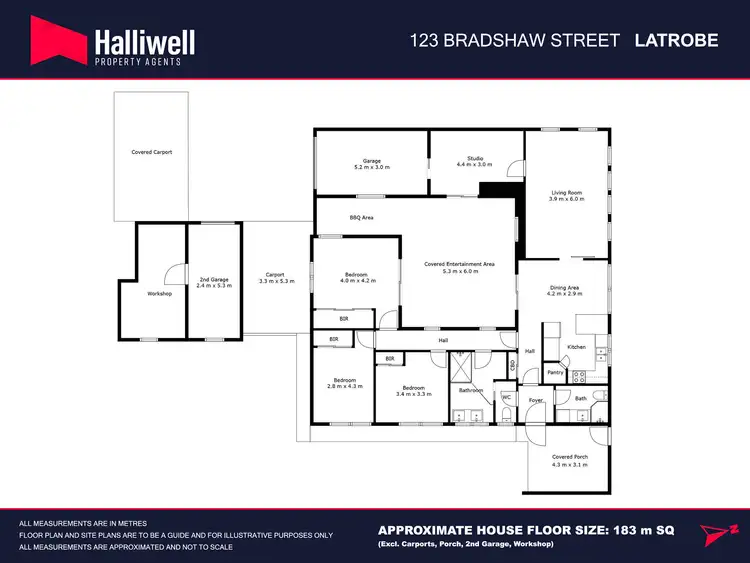 Floorplan of Homely house listing, 123 Bradshaw Street, Latrobe TAS 7307