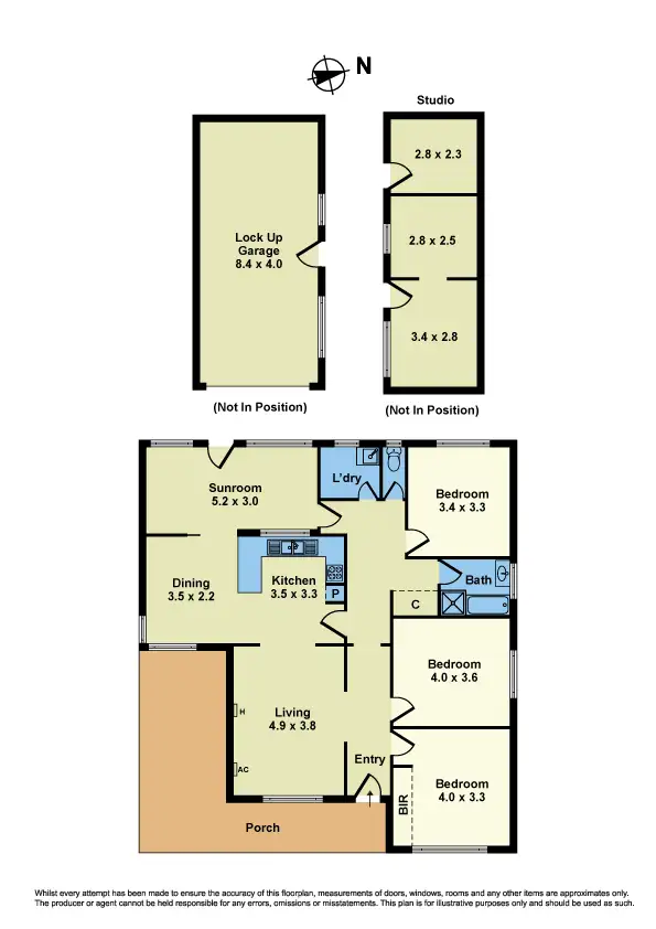 Floorplan of Homely house listing, 19 Harley Street, Sunshine North VIC 3020