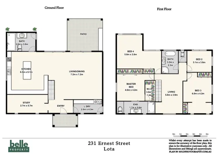 Floorplan of Homely house listing, 231 Ernest Street, Lota QLD 4179