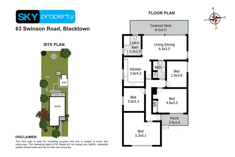 Floorplan of Homely house listing, 63 Swinson Road, Blacktown NSW 2148