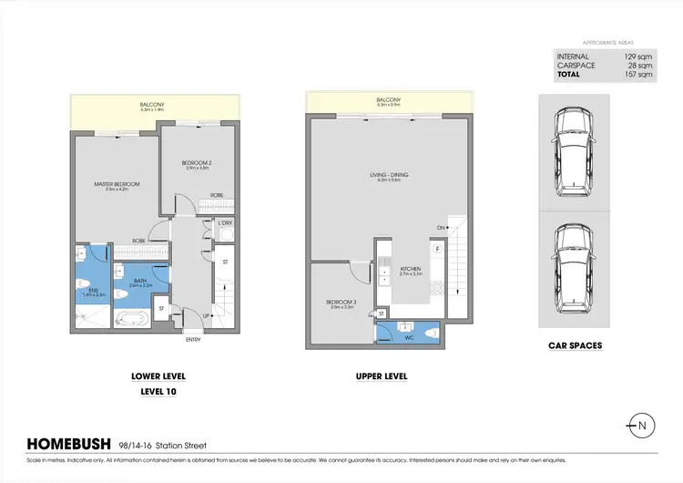 Floorplan of Homely apartment listing, 98/14-16 Station Street, Homebush NSW 2140