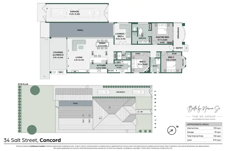 Floorplan of Homely house listing, 34 Salt Street, Concord NSW 2137