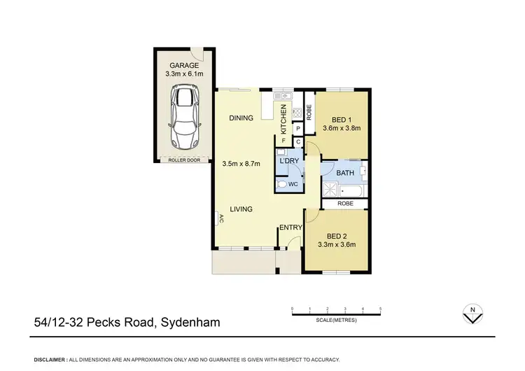 Floorplan of Homely unit listing, 54/12-32 Pecks Road, Sydenham VIC 3037