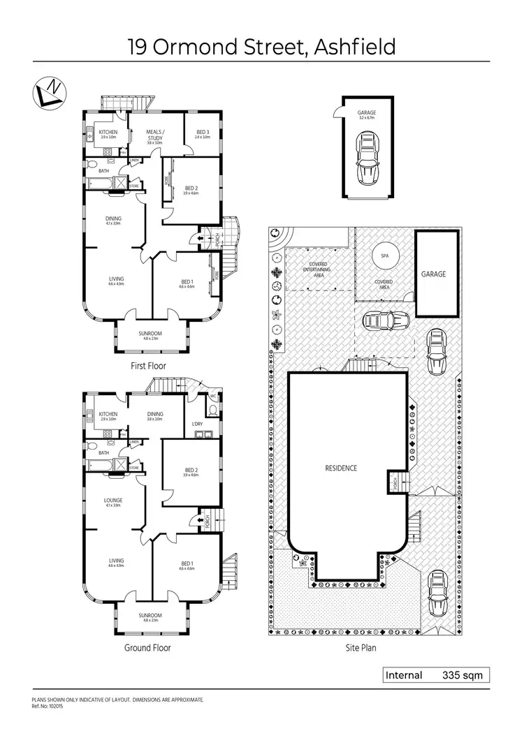 Floorplan of Homely block of units listing, 1/19 Ormond Street, Ashfield NSW 2131