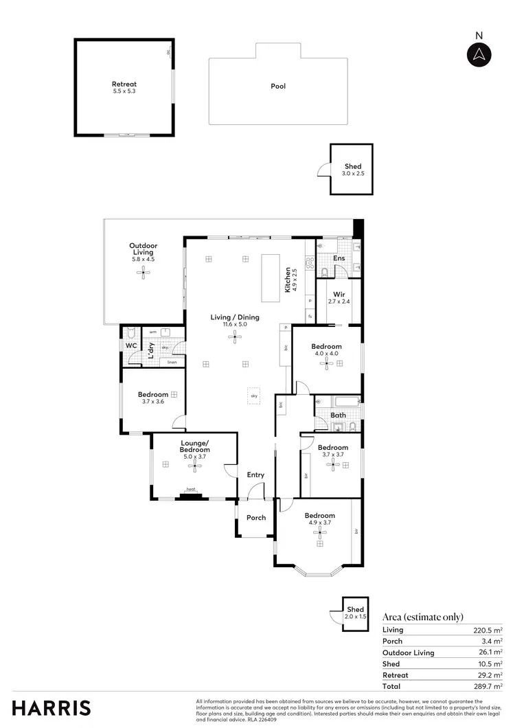 Floorplan of Homely house listing, 40 Cecelia Street, North Brighton SA 5048