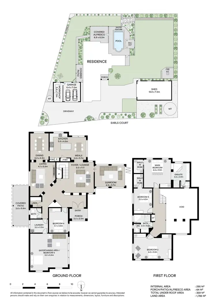 Floorplan of Homely house listing, 1 Earls Court, Little Mountain QLD 4551