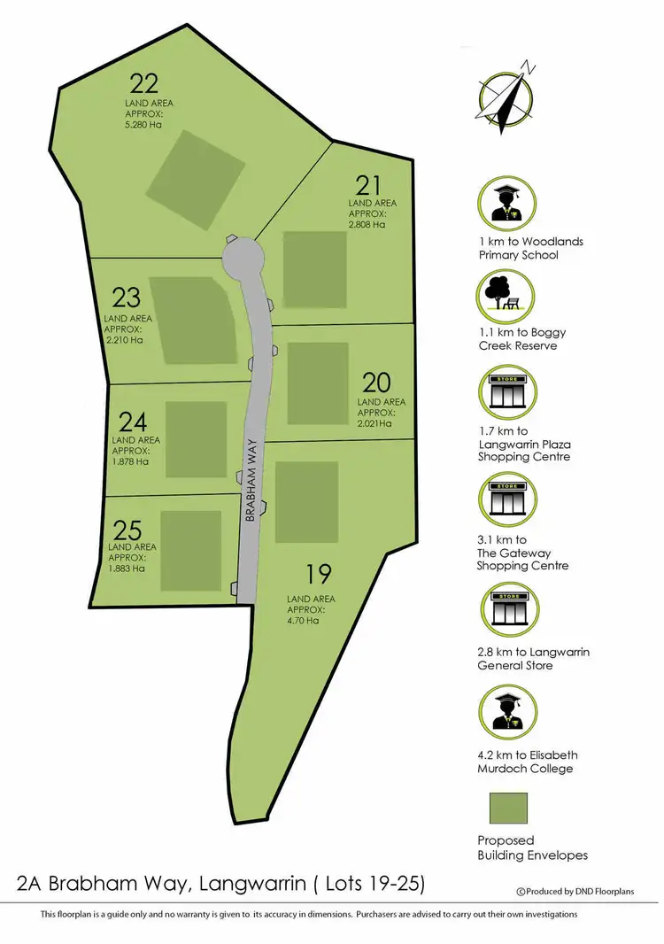 Floorplan of Homely land listing, Lot 23/2A Brabham Way, Langwarrin VIC 3910