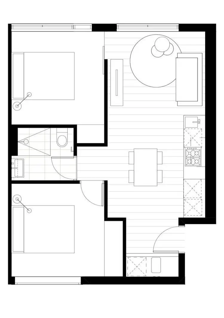 Floorplan of Homely apartment listing, 1801/139 Bourke Street, Melbourne VIC 3000