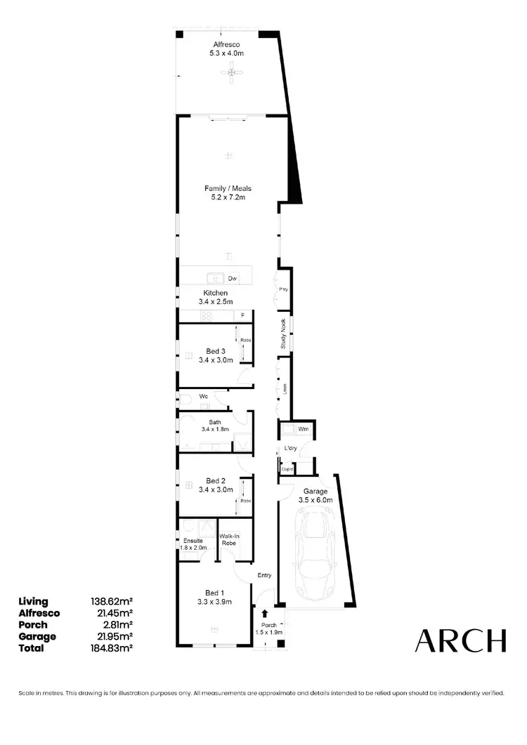 Floorplan of Homely house listing, 13B Cairney Place, Paralowie SA 5108