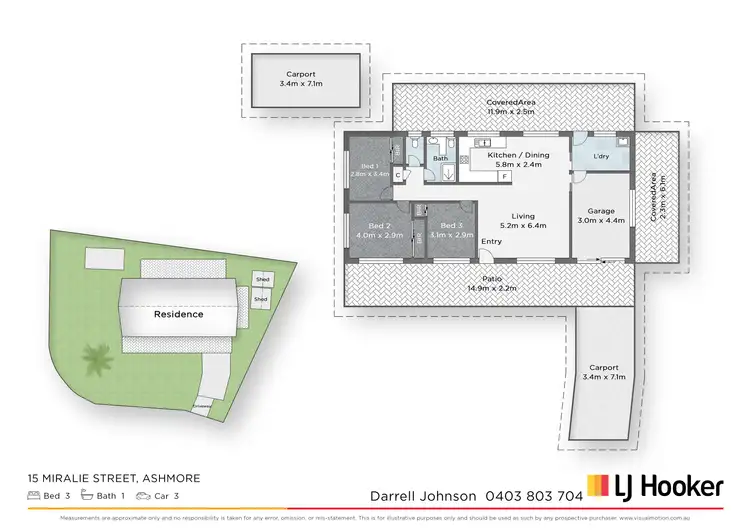 Floorplan of Homely house listing, 15 Miralie Place, Ashmore QLD 4214
