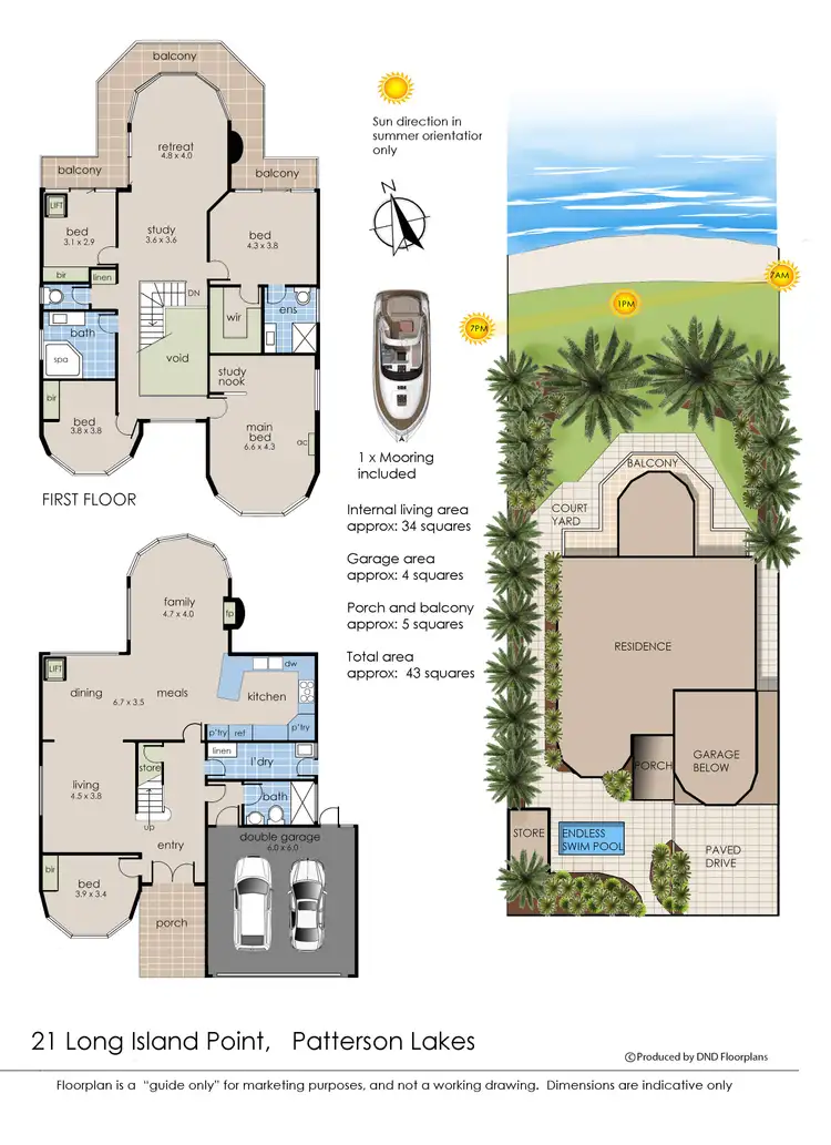 Floorplan of Homely house listing, 21 Long Island Point, Patterson Lakes VIC 3197