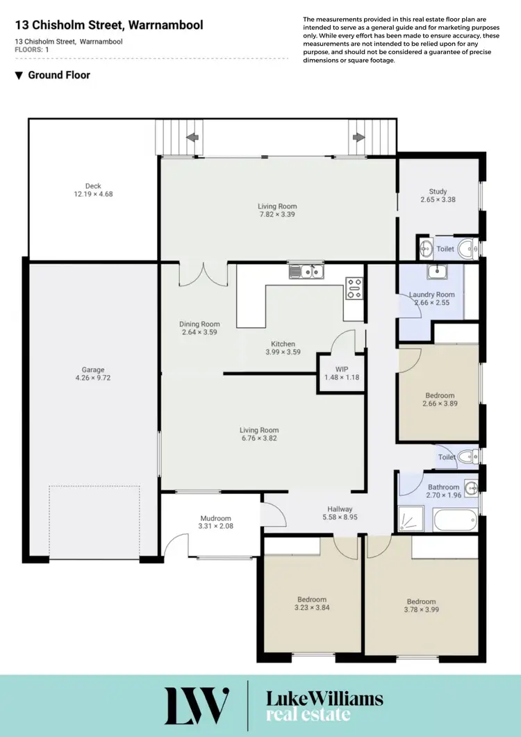 Floorplan of Homely house listing, 13 Chisholm Street, Warrnambool VIC 3280