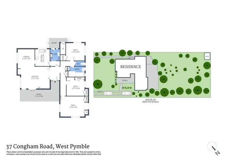 Floorplan of Homely house listing, 37 Congham Road, West Pymble NSW 2073