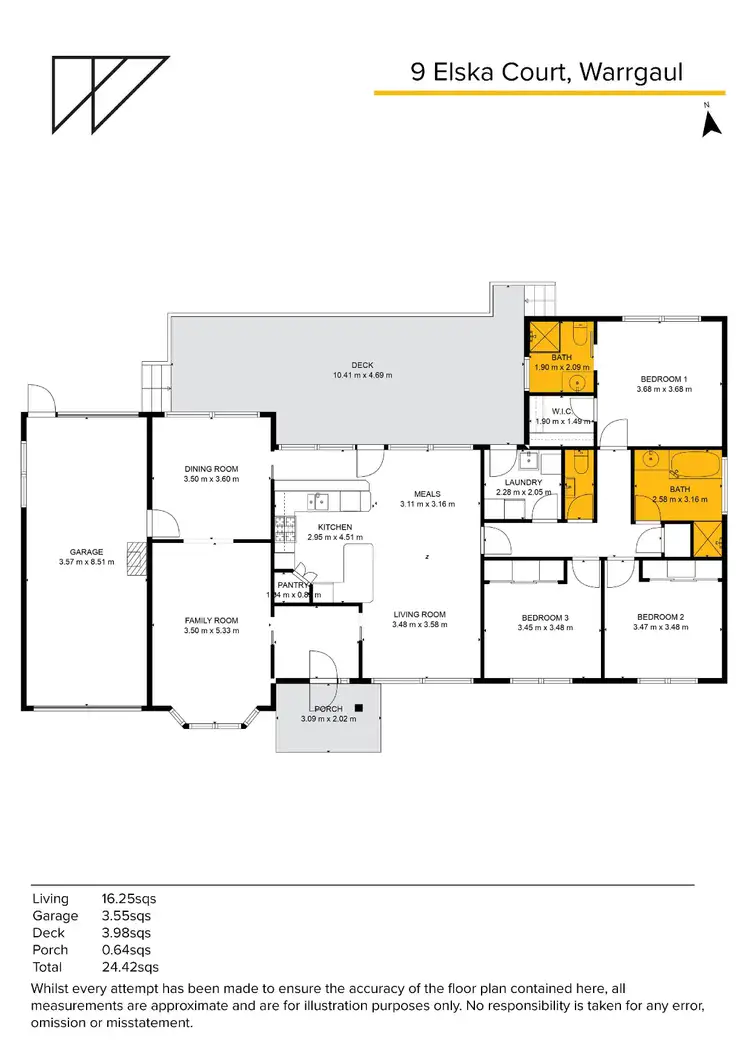 Floorplan of Homely house listing, 9 Elska Court, Warragul VIC 3820