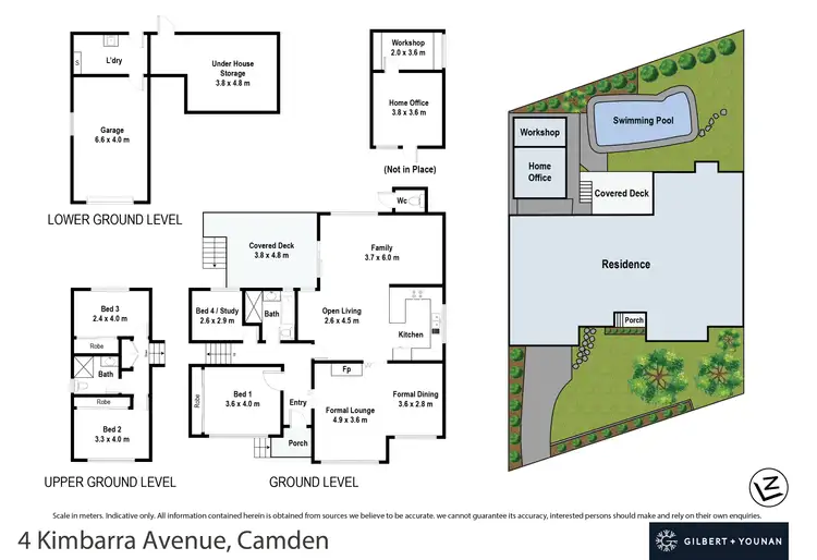 Floorplan of Homely house listing, 4 Kimbarra Avenue, Camden NSW 2570