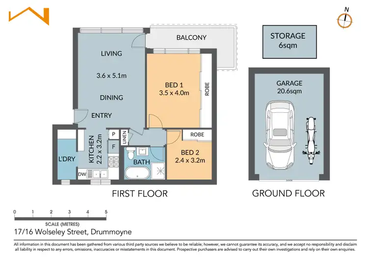 Floorplan of Homely unit listing, 17/16 Wolseley Street, Drummoyne NSW 2047