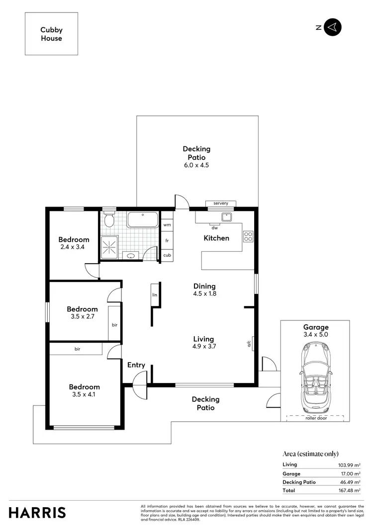 Floorplan of Homely house listing, 33 Toronto Street, Ovingham SA 5082