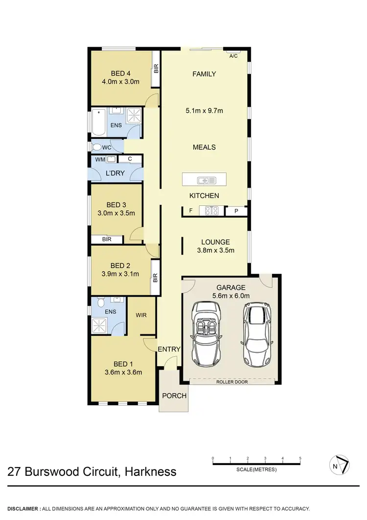 Floorplan of Homely house listing, 27 Burswood Circuit, Harkness VIC 3337