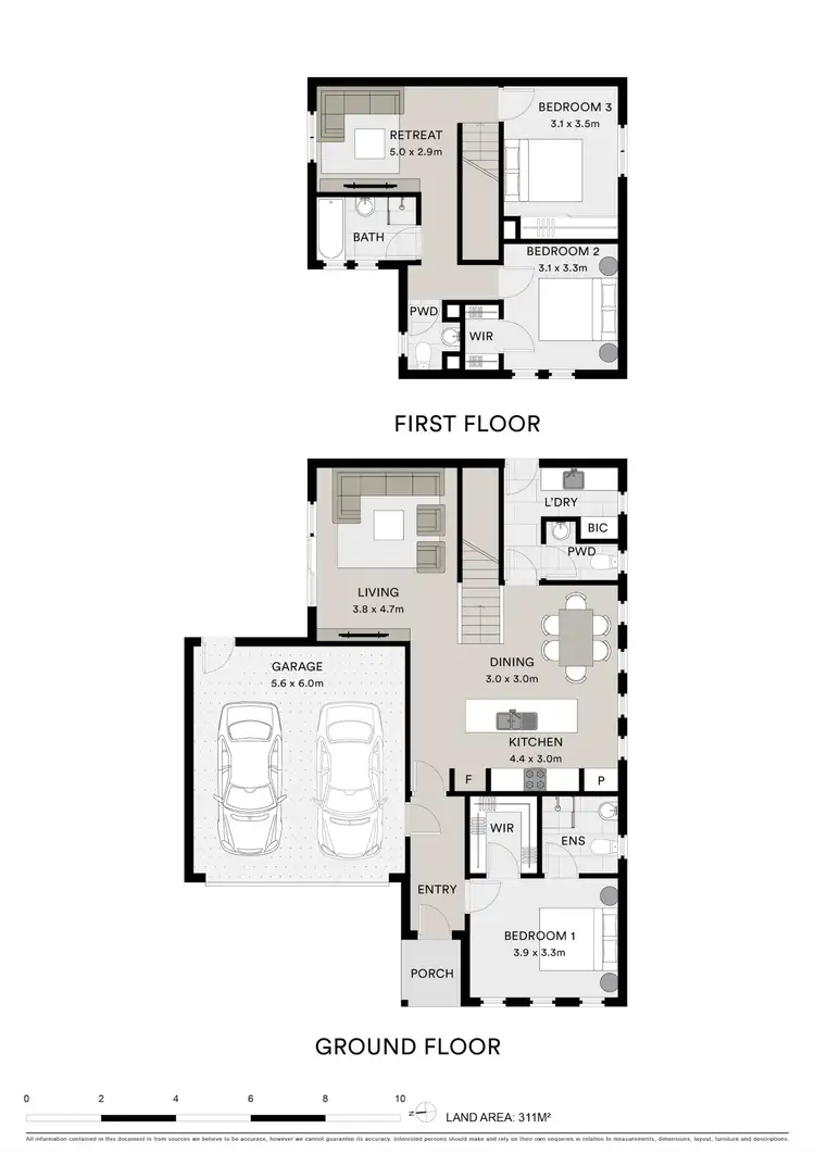 Floorplan of Homely townhouse listing, 24B Exmoor Close, Highton VIC 3216