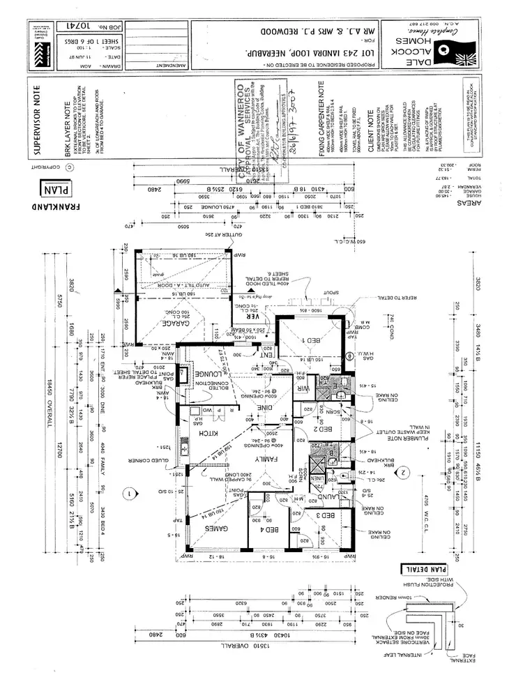 Floorplan of Homely house listing, 11 Landra Loop, Carramar WA 6031