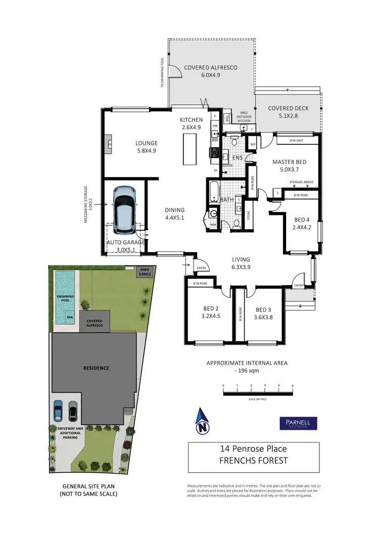 Floorplan of Homely house listing, 14 Penrose Place, Frenchs Forest NSW 2086