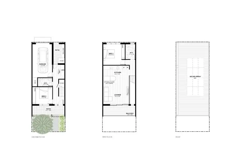 Floorplan of Homely townhouse listing, Lot 412/247 St Albans Road, Sunshine North VIC 3020