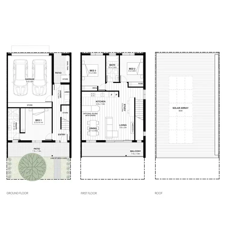 Floorplan of Homely townhouse listing, Lot 411/247 St Albans Road, Sunshine North VIC 3020