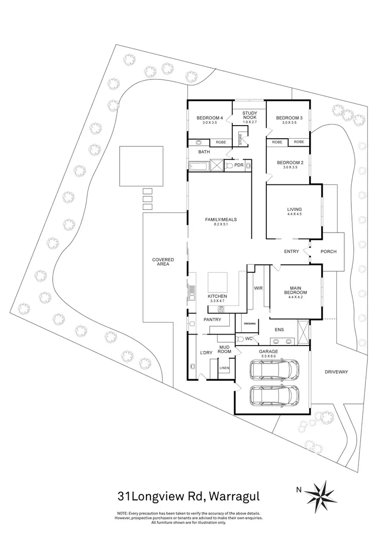 Floorplan of Homely house listing, 31 Longview Road, Warragul VIC 3820