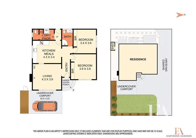 Floorplan of Homely house listing, 10 B Obrien Street, Newcomb VIC 3219