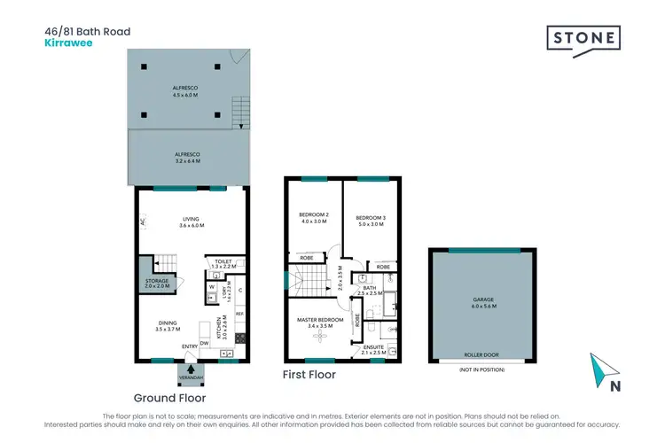 Floorplan of Homely townhouse listing, 46/81 Bath Road, Kirrawee NSW 2232