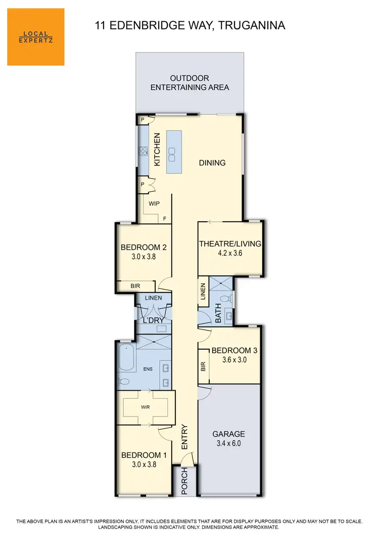 Floorplan of Homely house listing, 11 Edenbridge Way, Truganina VIC 3029